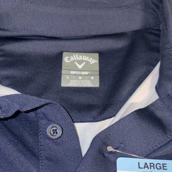 Callaway Men's Polo Shirt with great design. New with tags. Large. - Picture 5 of 7